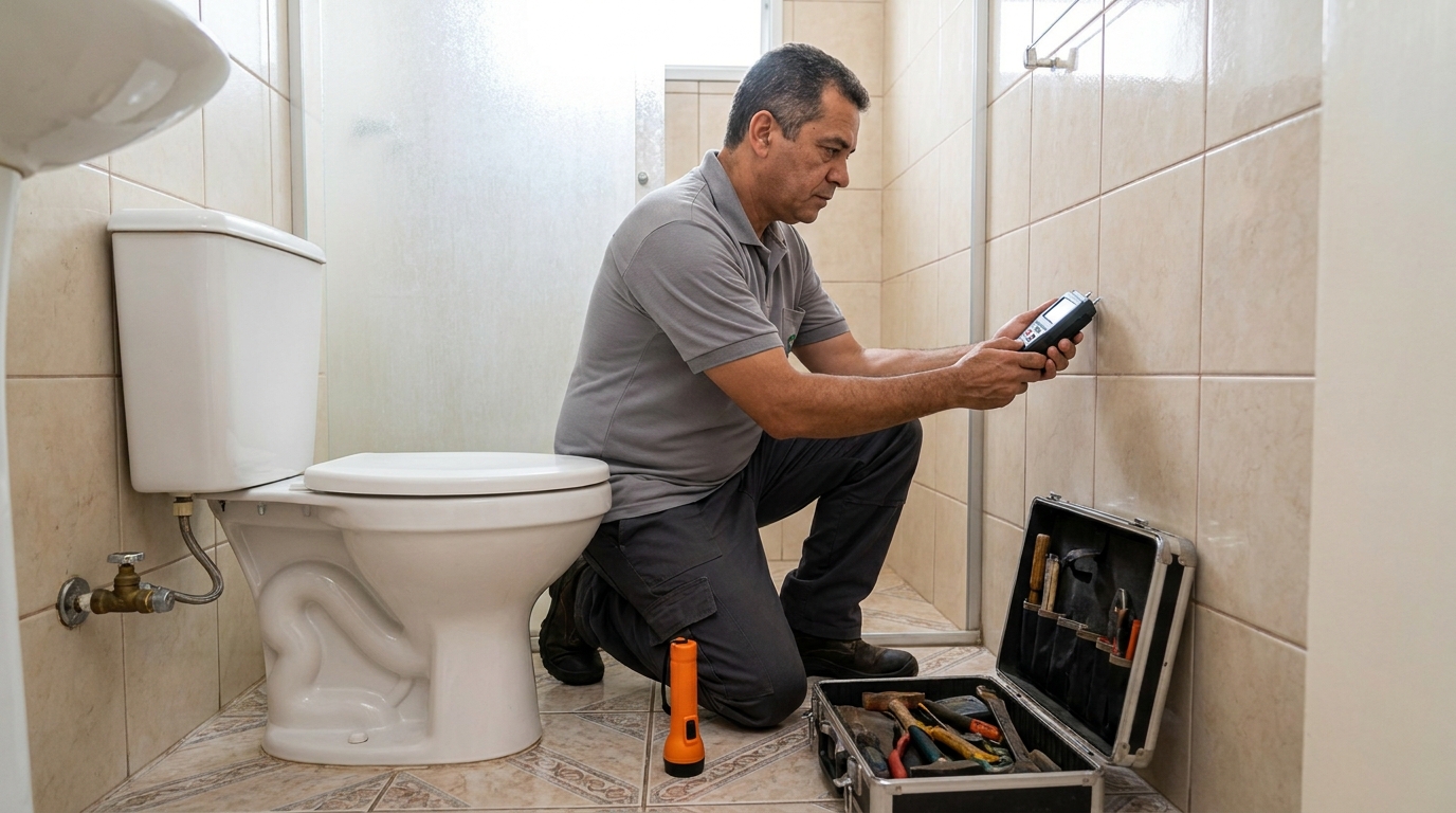 Técnico de caça vazamento com detector em Feira de Santana‑BA